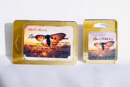Like a Moth to a Flame - Inspired by True Blood - wax melts - 6 cavity