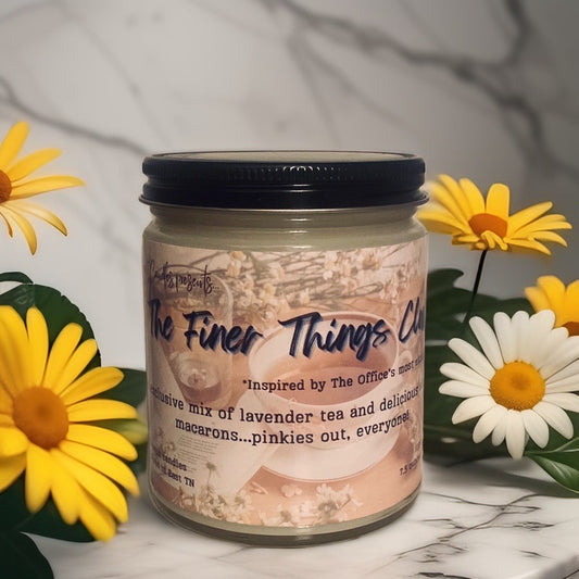Sale - The Finer Things Club - Inspired by The Office - Candle